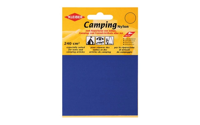 Kleiber Camping Nylon Reparaturflicken Dunkelbraun (2 Stück) 3 Kleiber Camping Nylon Reparaturflicken Dunkelbraun (2 Stück)