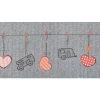 Arisol Teppich-Läufer Herzmotiv Grau -Zelt im Freien 247461 2551111 1