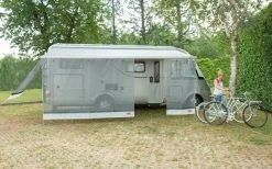 Fiamma Sun View XL 100 Markisenaufsatz Vorderwand Mindestmarkisenlänge 100 Cm -Zelt im Freien 249149 2303176