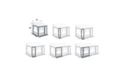 Fiamma Privacy Room / Caravanstore ZIP XL Frontpanel Für Markisenvorzelte 20 Cm -Zelt im Freien 347232 2244355