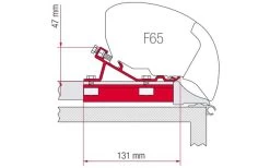 Fiamma F65/F80 Kit Mercedes Sprinter - VW Crafter (High Roof) -Zelt im Freien 57433 11080