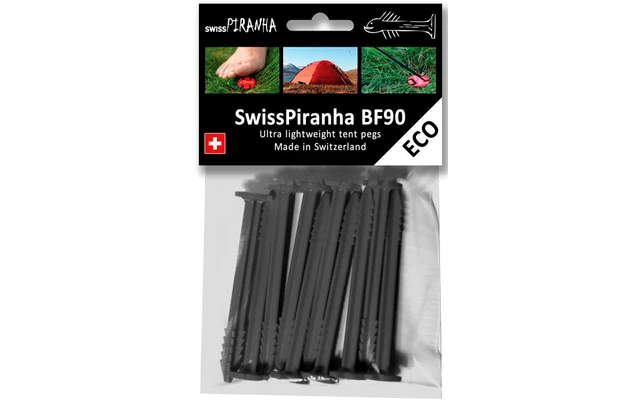 SwissPiranha BF90 Zelthering Schwarz 9,7 Cm Einzeln 5 SwissPiranha BF90 Zelthering Schwarz 9,7 Cm Einzeln – Bild 3