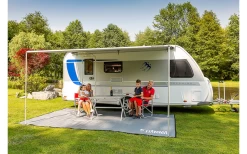 Fiamma CaravanStore XL 310 Sackmarkise Deep Black Tuchfarbe Royal Grey 310 Cm -Zelt im Freien 659844 4512705
