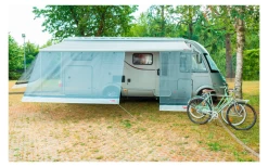 Fiamma Sun View XL 100 Markisenaufsatz Vorderwand Mindestmarkisenlänge 100 Cm -Zelt im Freien 660615 4511973