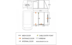 Vango Kela Air TC Low -Zelt im Freien 703439 4851116
