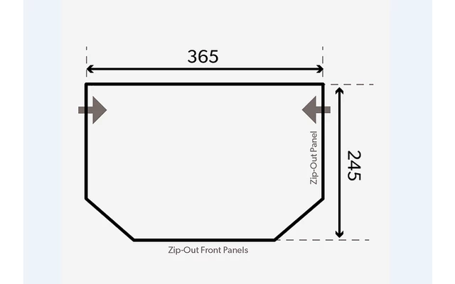 Dometic Pop AIR Pro 365 Aufblasbares Vorzelt Für Wohnwagen 3 Dometic Pop AIR Pro 365 Aufblasbares Vorzelt Für Wohnwagen
