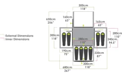 Zempire Pro III V2 -Zelt im Freien 747746 5004233