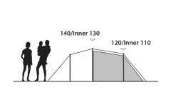 Outwell Earth 2 Doppelbeschichtetes Zelt -Zelt im Freien 790742 5217254