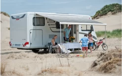 Dometic PerfectWall PW 1500 Wandmarkise 3 M Weiß 12 V -Zelt im Freien 802847 5241161