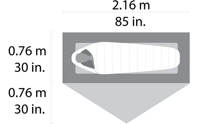 MSR Hubba NX Tent V6 Faltzelt 1 Person 6 MSR Hubba NX Tent V6 Faltzelt 1 Person – Bild 4