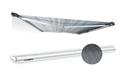 Dometic PerfectRoof PR 2000 Markise Tuchfarbe Horizon Grey Gehäusefarbe Weiß 2,6 M -Zelt im Freien 823493 5319020