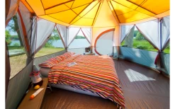 Coleman Octagon Familienzelt Für 8 Personen Orange -Zelt im Freien 823922 5325641