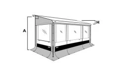 Thule Seitenwand Set Safari Residence G3 9200 -Zelt im Freien 89568 586096